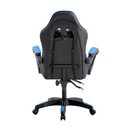 Ver imagem 4 de Cadeira Giratória Gamer Reclinável Kl1 Preto e Azul