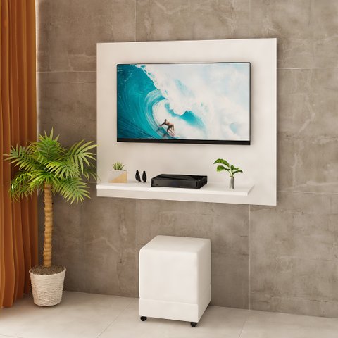 Painel para Tv de até 32 Polegadas 90x78cm Netmobil - Branco