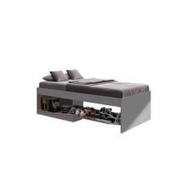 Cama Solteiro com Sapateira e Nicho Laura Yescasa - 5