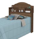 Ver imagem 4 de Cabeceira para Cama Box Solteiro 2 Nichos Evelyn Carmolar