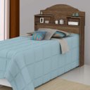 Ver imagem 1 de Cabeceira para Cama Box Solteiro 2 Nichos Evelyn Carmolar