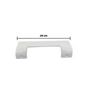 Ver imagem 2 de Kit 2 Puxador Vertical Geladeira Bosch Continental Rsv46 492468