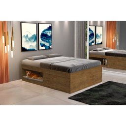 Cama Casal com 2 Sapateiras e 2 Nichos Laura Yescasa - 1