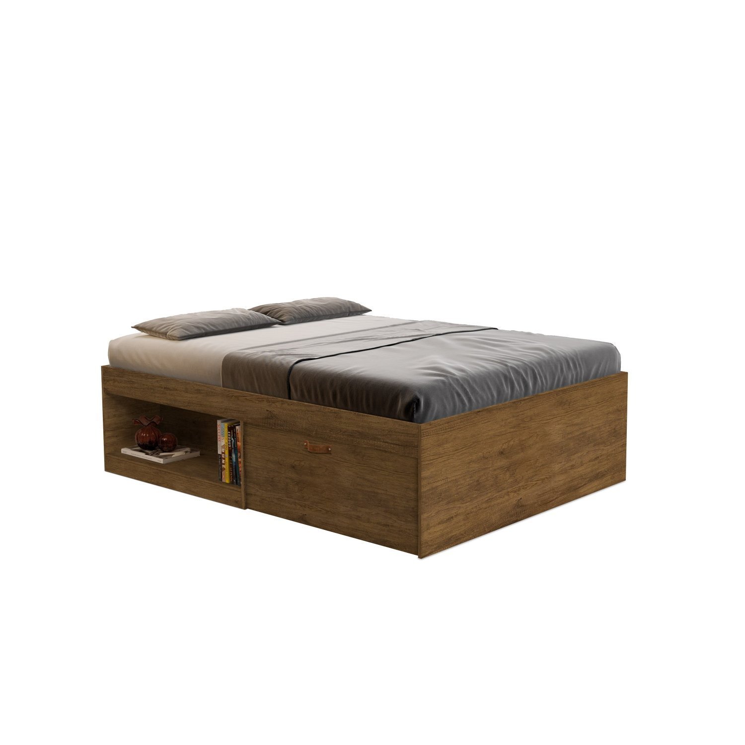 Cama Casal com 2 Sapateiras e 2 Nichos Laura Yescasa - 7