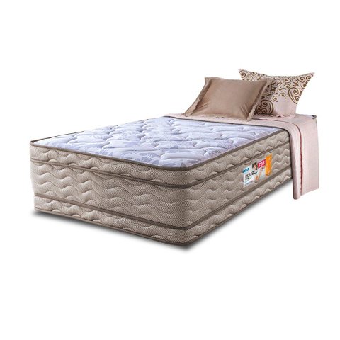 Colchão Solteiro Ortofirm 88x188x32 Double Face Espuma D33 Dourado