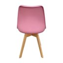 Ver imagem 2 de Kit 2 Cadeiras para Sala de Jantar Saarinen Wood Espresso Móveis Rosa