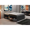 Ver imagem 6 de Cama Casal com 2 Sapateiras e 2 Nichos Laura Yescasa Preto