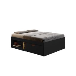 Cama Casal com 2 Sapateiras e 2 Nichos Laura Yescasa - 5