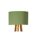 Ver imagem 4 de Luminária de Chão Tripé Celta com Cúpula Abajur Verde/nature