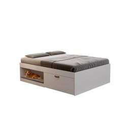 Cama Casal com 2 Sapateiras e 2 Nichos Laura Yescasa - 7