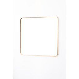 Espelho Quadrado com Moldura em Metal 60 Cm - 2