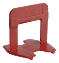 Ver imagem 1 de Espacador Nivel Piso Porcelanato 1,5mm 500PC Vermelho Cortag