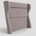 Ver imagem 3 de Cabeceira para Cama Box Queen 178cm Bono Lisa Veludo Nobre Avelã - Sallar Home