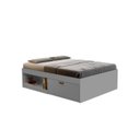 Ver imagem 5 de Cama Casal com Sapateira e Nicho Laura Yescasa