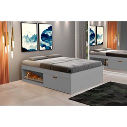 Cama Casal com Sapateira e Nicho Laura Yescasa - 1
