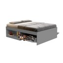 Ver imagem 7 de Cama Casal com Sapateira e Nicho Laura Yescasa