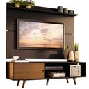 Ver imagem 2 de Rack Madesa Dubai e Painel para TV até 65 Polegadas com Pés Preto/Rustic D8D8 Cor:Preto/Rustic