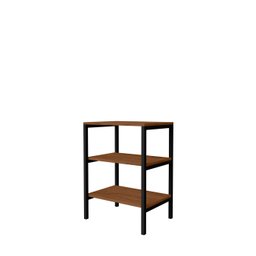 Estante Multiuso Slim Aço Pintura Anti Risco Canela Rústico - 1