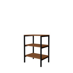 Estante Multiuso Slim Aço Pintura Anti Risco Canela Rústico