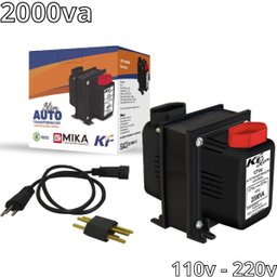 Auto Transformador 2000va Trafo Conversor de Energia Maquina de Lavar e Outros Aparelhos de até 1000 - 2