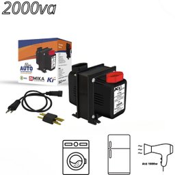 Auto Transformador 2000va Trafo Conversor de Energia Maquina de Lavar e Outros Aparelhos de até 1000 - 3