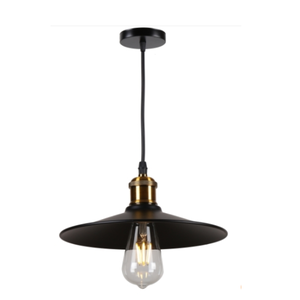 Pendente Flat Preto 30cm