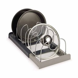 Organizador Ajustavel Panelas Louças Tampas Suporte Extensivel Gaveta Escorredor Resistente Multiuso - 3