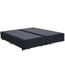 Ver imagem 3 de Cama Base Box Casal Bipartido Preto Suede 138x188