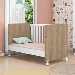 Jogo de Quarto Infantil Gr e Cômoda e Berço 1340 Doce Sonho:carvalho/branco - 9