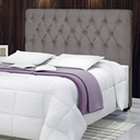 Ver imagem 1 de Cabeceira Norara 150 cm Suede Cinza