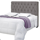 Ver imagem 3 de Cabeceira Norara 150 cm Suede Cinza