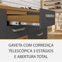 Ver imagem 4 de Cozinha 4 Peças Ripado Torre Quente Princesa 100% Mdf Nesher