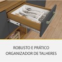 Ver imagem 5 de Cozinha 4 Peças Ripado Torre Quente Princesa 100% Mdf Nesher