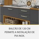 Ver imagem 7 de Cozinha 4 Peças Ripado Torre Quente Princesa 100% Mdf Nesher
