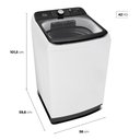 Ver imagem 5 de Máquina de Lavar Midea Ma512 13kg Wave Agitator 127v Branca