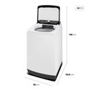 Ver imagem 4 de Máquina de Lavar Midea Ma512 13kg Wave Agitator 127v Branca