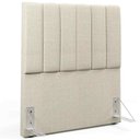 Ver imagem 2 de Cabeceira Cama Box Solteiro Dubai 90cm - Linho Bege