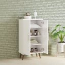 Ver imagem 3 de Armário Multiuso 2 Portas Lincon Yescasa Branco