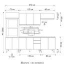Ver imagem 5 de Armário de Cozinha 5 Peças com Pia 120cm Jany N03 Carvalho/off - Mpozenato