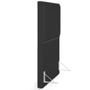 Ver imagem 7 de Cabeceira Cama Box Solteiro Com Tachas 100 cm Vicenza L02 Suede Preto - Lyam Decor