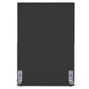 Ver imagem 6 de Cabeceira Cama Box Solteiro Com Tachas 100 cm Vicenza L02 Suede Preto - Lyam Decor