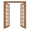 Ver imagem 4 de Kit Porta Balcão de Madeira Maciça 215CMX170CM Tauari Mapaf