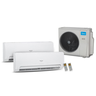 Ar Condicionado MultiSplit HW Inverter 18.000 BTU (2x 9.000 ) Quente Frio 220V - 1