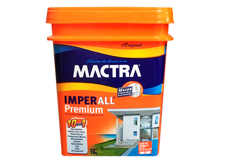 Impermeabilizante Imperall Premium 10 Em 1 Branco Mactra - 3,6kg - 1