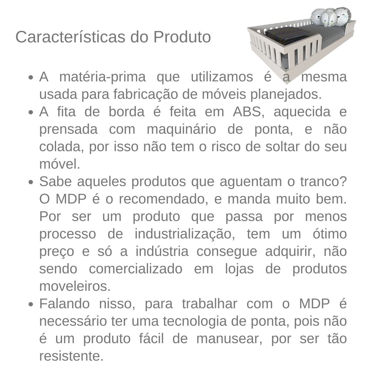 Cama Infantil Montessoriana Solteiro com Colchão Cori Yescasa - 17