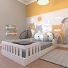 Cama Infantil Montessoriana Solteiro com Colchão Cori Yescasa - 4