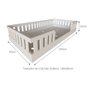Cama Infantil Montessoriana Solteiro com Colchão Cori Yescasa - 20