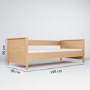 Ver imagem 3 de Cama Sofá Infantil em Madeira Maciça Tudor