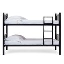 Ver imagem 4 de Beliche Tubular Solteiro para Colchão 188x78cm Preto