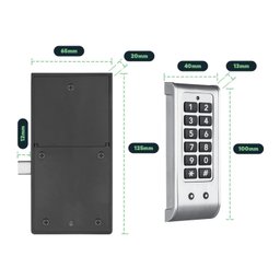 Fechadura Digital Eletrônica com Senha para Gavetas e Armários Fortezza - 7